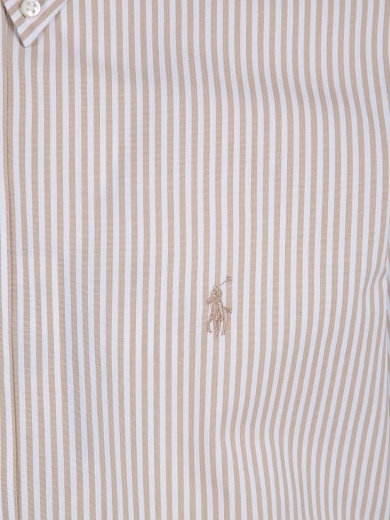 26SS 폴로 랄프로렌 긴팔 셔츠 710 929 344 500 COASTAL BEIGE WHITE - POLO RALPH LAUREN