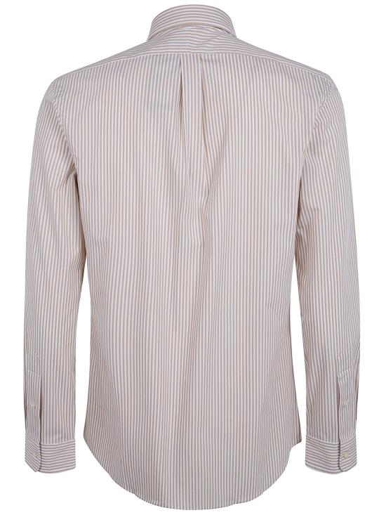 26SS 폴로 랄프로렌 긴팔 셔츠 710 929 344 500 COASTAL BEIGE WHITE - POLO RALPH LAUREN