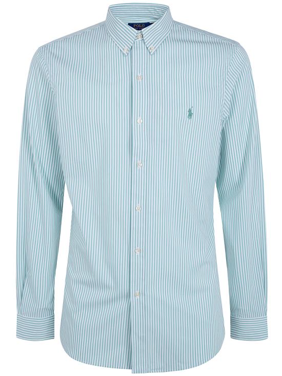 26SS 폴로 랄프로렌 긴팔 셔츠 710 929 344 501 ESSEX GREEN WHITE