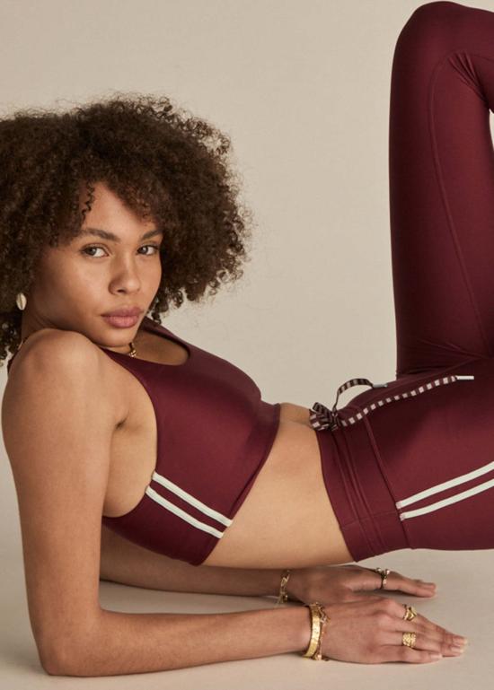  더 업사이드 트레이닝 티셔츠업사이드 옥스포드 할리 스쿱  멀롯 - THE UPSIDE