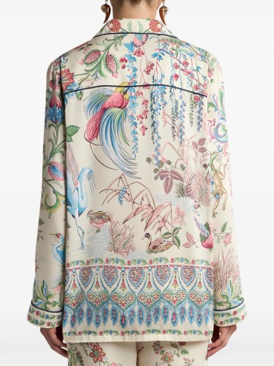 26SS 에트로 블라우스 WRIA0100 99SPSI4 X0802 PRINT BUTTER MULTICOLOR - ETRO