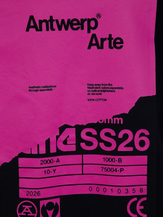 26SS 아르떼 앤트워프 반팔 티셔츠 SS26 099T 001 BLACK - ARTE ANTWERP
