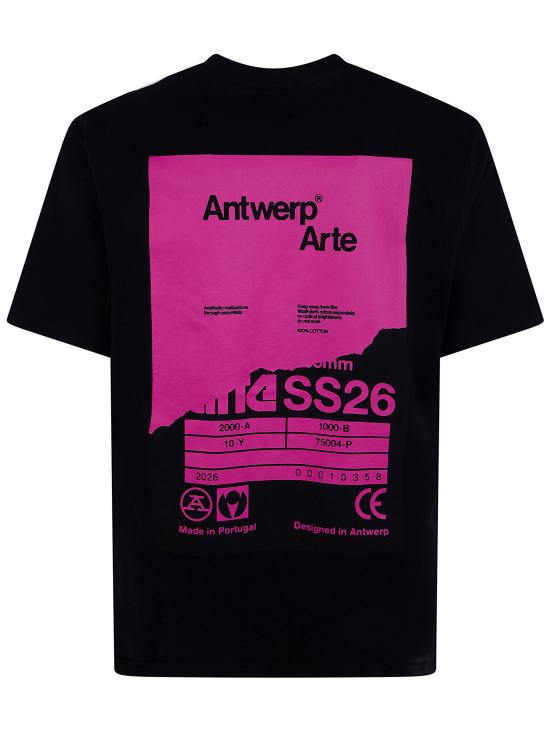 26SS 아르떼 앤트워프 반팔 티셔츠 SS26 099T 001 BLACK - ARTE ANTWERP