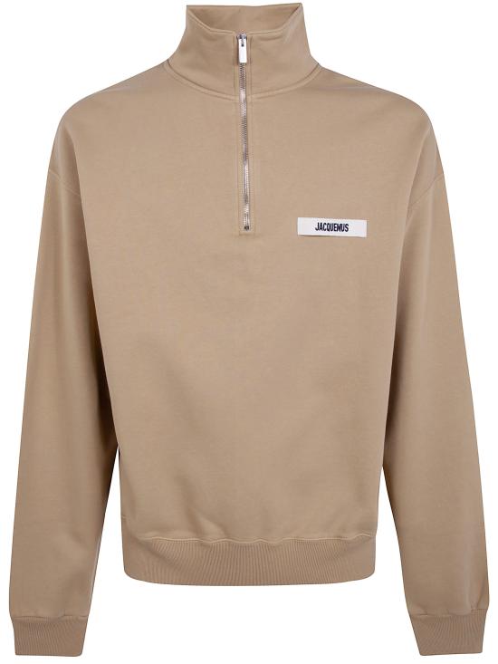 26SS 자크뮈스 긴팔 티셔츠 25ESSM00313AJ00174 098 180 DARK BEIGE - JACQUEMUS