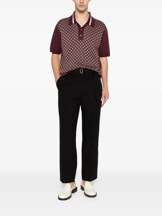 26SS 드롤드무슈 폴로 티셔츠 K PO205 CO261 DRD DARK RED - DROLE DE MONSIEUR