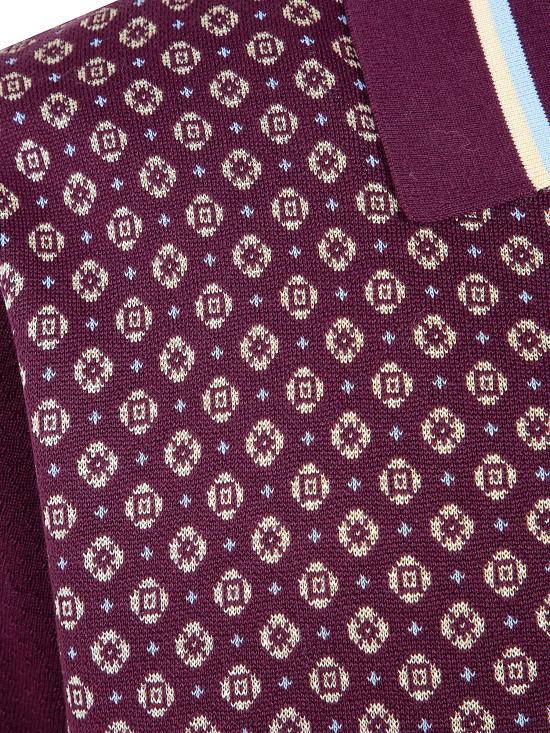 26SS 드롤드무슈 폴로 티셔츠 K PO205 CO261 DRD DARK RED - DROLE DE MONSIEUR
