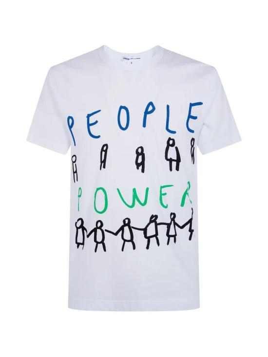 26SS 꼼데가르송 반팔 티셔츠 FQ T037 WHITE - COMME DES GARCONS