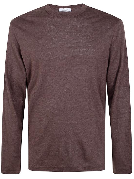 26SS 그랑싸쏘 긴팔 티셔츠 60107 96803 140 EBONY