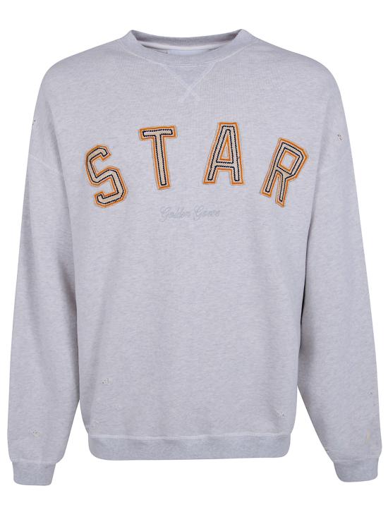 26SS 골든구스 긴팔 티셔츠 GUP02711 P002412 60665 60665 VINTAGE GRAY MELANGE - GOLDEN GOOSE