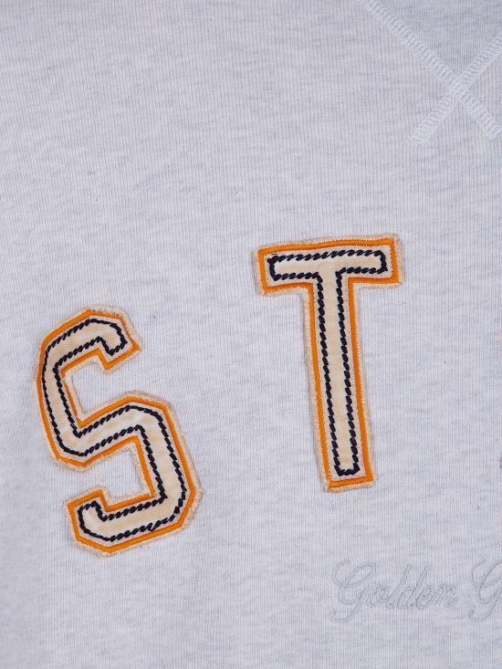 26SS 골든구스 긴팔 티셔츠 GUP02711 P002412 60665 60665 VINTAGE GRAY MELANGE - GOLDEN GOOSE