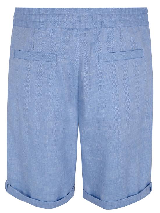 26SS 브루넬로 쿠치넬리 숏팬츠 MZ408U0020 C024 LIGHT BLUE - BRUNELLO CUCINELLI