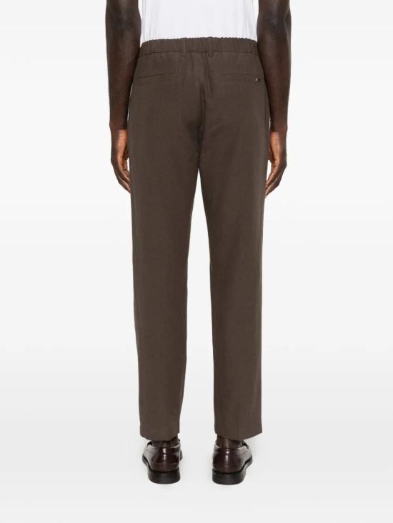 26SS 에르노 스트레이트 팬츠 PT000185U 17147 8800 DARK BROWN - HERNO