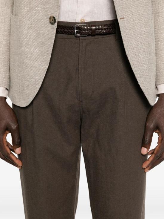 26SS 에르노 스트레이트 팬츠 PT000185U 17147 8800 DARK BROWN - HERNO