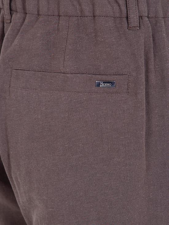 26SS 에르노 스트레이트 팬츠 PT000185U 17147 8800 DARK BROWN - HERNO