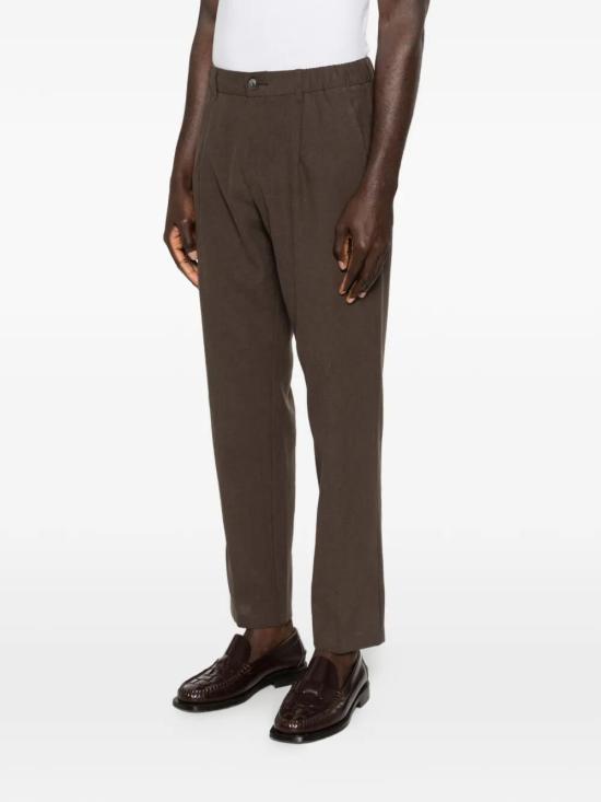 26SS 에르노 스트레이트 팬츠 PT000185U 17147 8800 DARK BROWN - HERNO