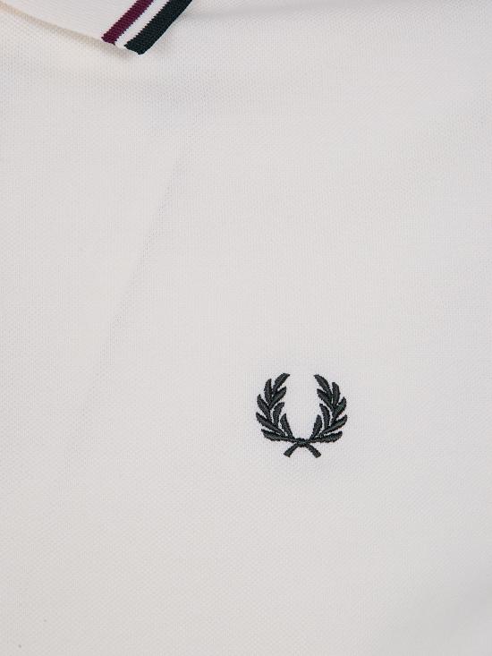 26SS 프레드페리 폴로 티셔츠 FP M3600P 57 84A ECRU OXBLOOD GRSRTS - FRED PERRY