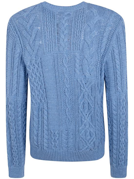 26SS 폴로 랄프로렌 스웨터 710 B13 888 001 LIGHT BLUE COMBO - POLO RALPH LAUREN