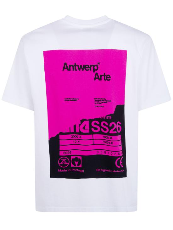 26SS 아르떼 앤트워프 반팔 티셔츠 SS26 099T 100 WHITE - ARTE ANTWERP