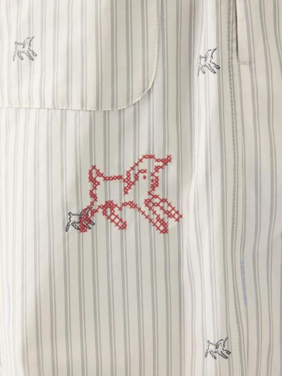 26SS 자크뮈스 스트레이트 팬츠 26EPAM00565AW00750 1ME JACQUARD LAMB STRIPES LOGO - JACQUEMUS