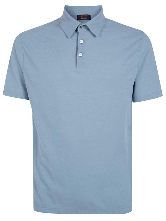 26SS 자노네 폴로 티셔츠 815159 ZG380 Z4220 POWDER BLUE - ZANONE