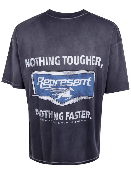 26SS 리프레젠트 반팔 티셔츠 MLM100596 STAINED BLACK - REPRESENT