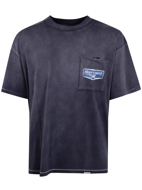 26SS 리프레젠트 반팔 티셔츠 MLM100596 STAINED BLACK - REPRESENT