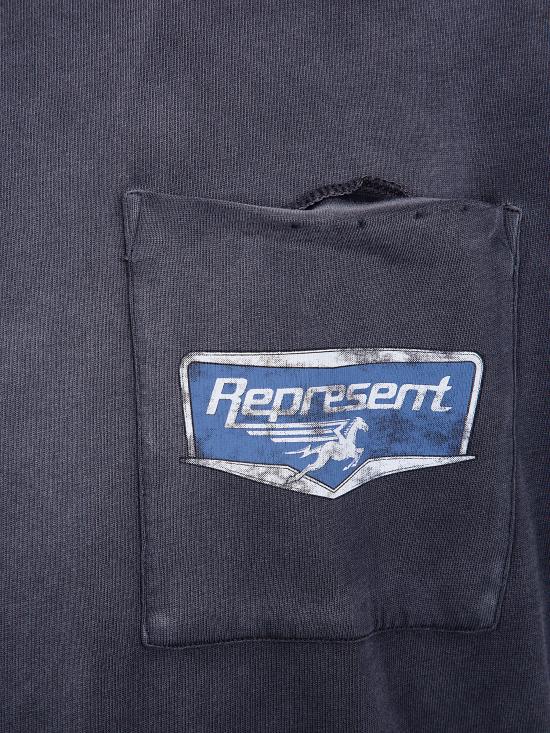 26SS 리프레젠트 반팔 티셔츠 MLM100596 STAINED BLACK - REPRESENT