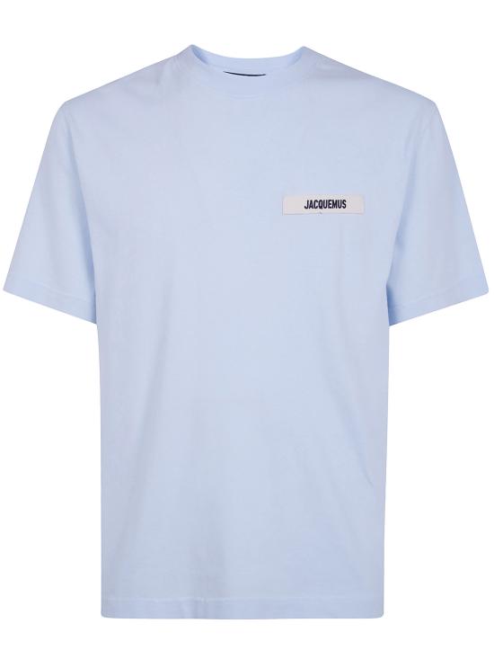 26SS 자크뮈스 반팔 티셔츠 25HTSM00133AJ00226 098 321 LIGHT BLUE 2 - JACQUEMUS
