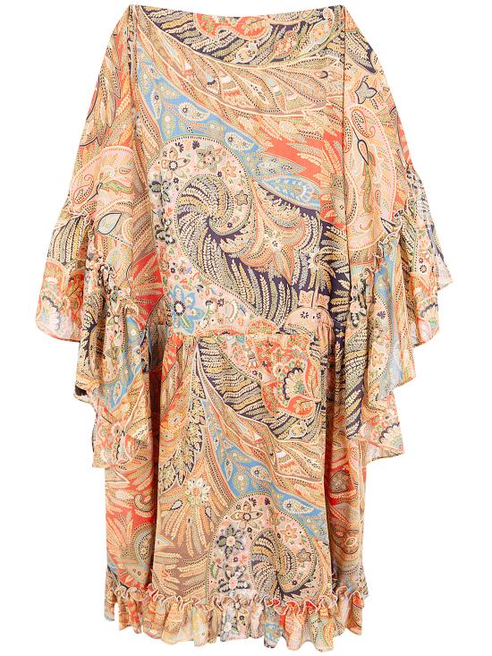 26SS 에트로 숏 원피스 WRHA0628 99SA5V0 X0860 RED PRINT - ETRO