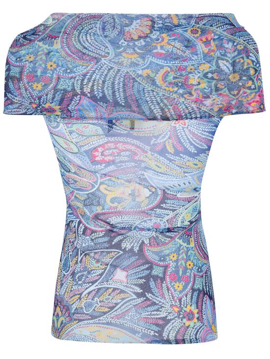 26SS 에트로 블라우스 WRJA0193 99IAS72 X0887 BLUE PRINT - ETRO