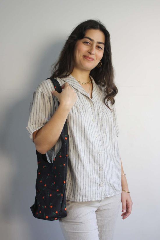  머틀 블라우스 젬마  프렌치 티킹 - MYRTLE