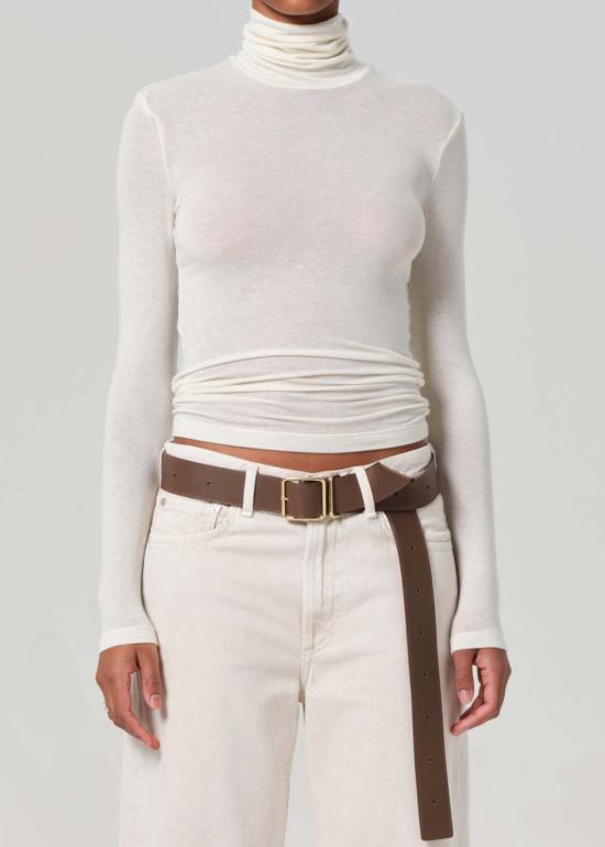  시티즌 오브 휴머니티 긴팔 티셔츠 카라딘 터틀넥 탑