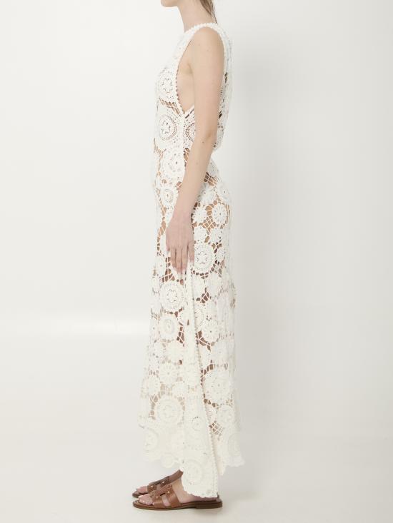 26SS 셀프 포트레이트 미디 원피스 AC26031XW WHITE - SELF PORTRAIT