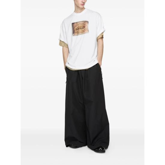 26SS 아크네 스튜디오 로고 티셔츠 CL0391 WHITE - ACNE STUDIOS