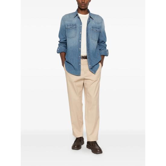 26SS 돈답 데님 셔츠 UC343R MF6 800 BLUE - DONDUP