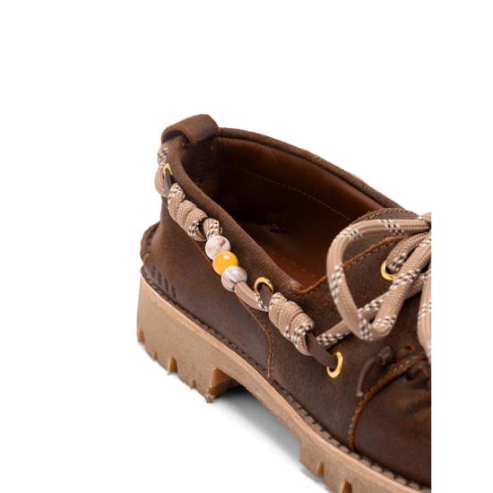 26SS 골든구스 왁스드 스웨이드 크루즈 로퍼 GMF01048 F008192 55372 BROWN - GOLDEN GOOSE