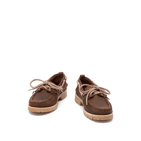 26SS 골든구스 왁스드 스웨이드 크루즈 로퍼 GMF01048 F008192 55372 BROWN - GOLDEN GOOSE