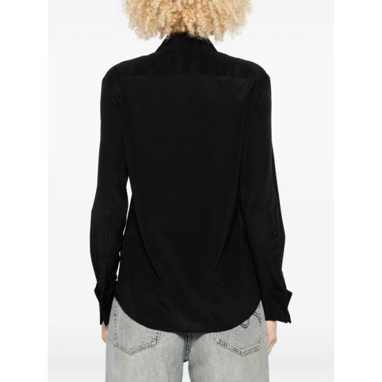 26SS 마짜렐리 셔츠 MICHELA 260 4 BLACK - MAZZARELLI