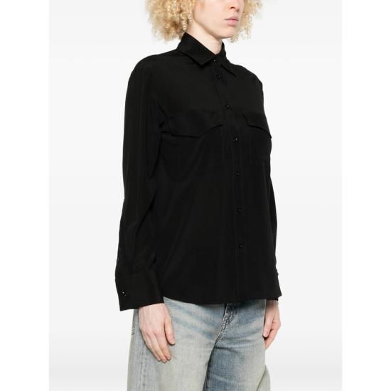 26SS 마짜렐리 셔츠 MICHELA 260 4 BLACK - MAZZARELLI