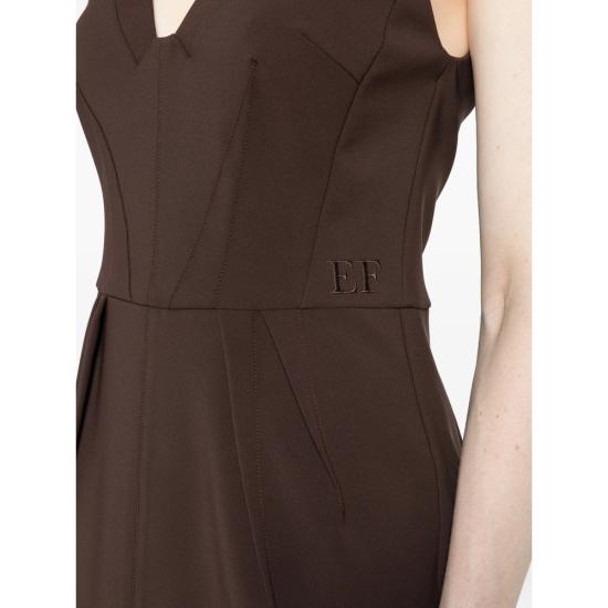 26SS 엘리자베타프랜치 원피스 AB94162E2 644 BROWN - ELISABETTA FRANCHI