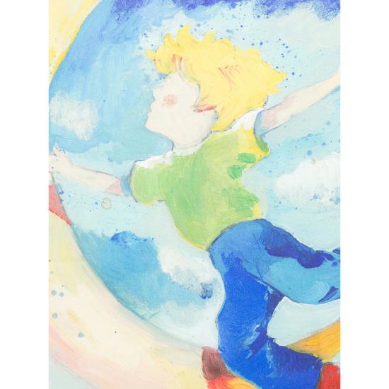 26SS 키드슈퍼 머플러/스카프 SCRF 03 BLUE BLUE YELLOW - KIDSUPER