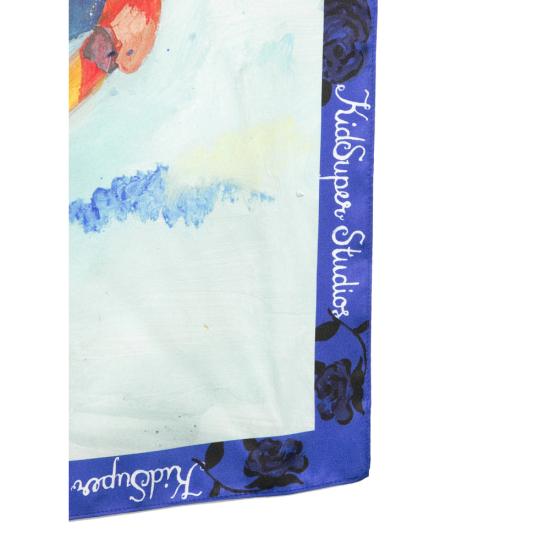 26SS 키드슈퍼 머플러/스카프 SCRF 03 BLUE BLUE YELLOW - KIDSUPER