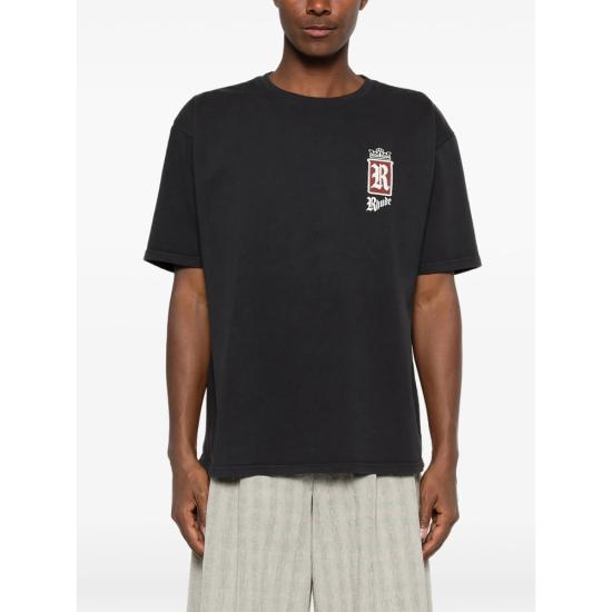 26SS 루드 반팔 티셔츠 RHSS26TT07012 3159 BLACK - RHUDE