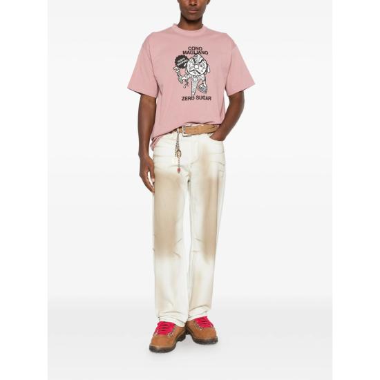 26SS 마리아노 반팔 티셔츠 TT03012 V58100551 6164 PINK - MAGLIANO