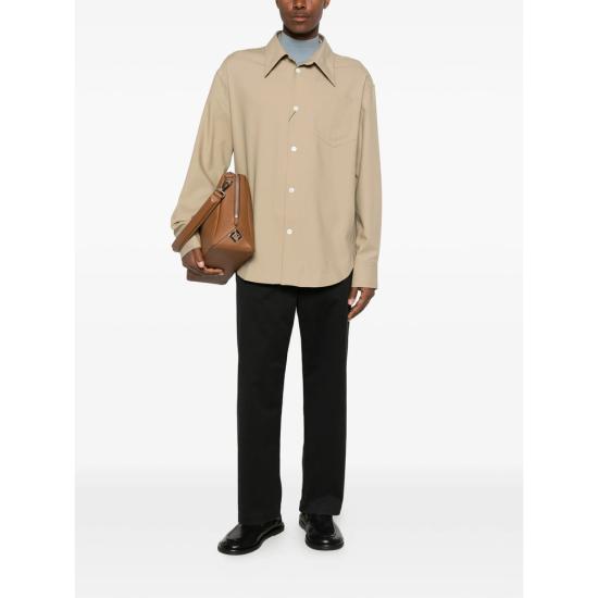 26SS 아미 긴팔 셔츠 USH808 WV0194 A036 NEUTRALS - AMI