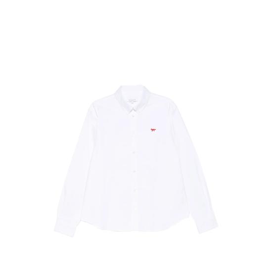 26SS 메종키츠네 긴팔 셔츠 QM00426WC5062 WHITE