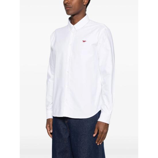 26SS 메종키츠네 긴팔 셔츠 QM00426WC5062 WHITE - MAISON KITSUNE