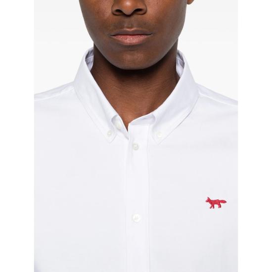 26SS 메종키츠네 긴팔 셔츠 QM00426WC5062 WHITE - MAISON KITSUNE