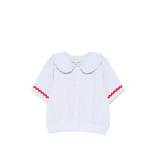 26SS [키즈] Mipounet 블라우스 222 04 SYLVIE BLUE BLUE WHITE