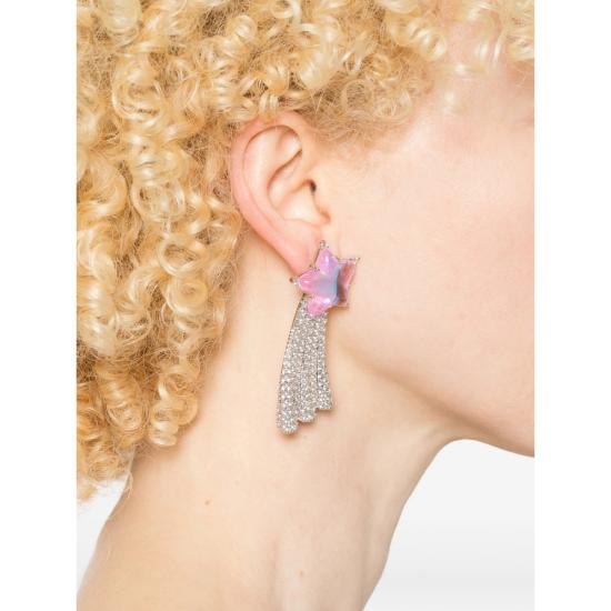 26SS 위민 싱글 이어링 26142PNK00DLR SILVER WHITE - YVMIN